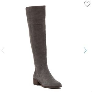 Wide calf OTK boots—NWT